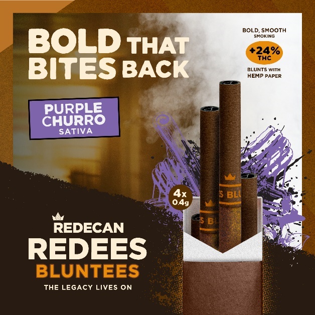 Official Creative for Redecan Cannabis Bluntees