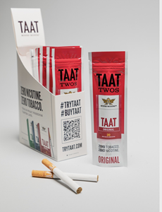 To offer smokers aged 21+ the ability to sample TAAT™ Original, Smooth, or Menthol without purchasing a full 20-stick pack, the Company will be releasing “TAAT™ Twos” to its wholesale partners beginning in 2022. Based on observations from TAAT™ retailers, the Company has identified small-format sample packs as an opportunity to prompt smokers aged 21+ to try TAAT™ for little or no cost at participating stores. The Company believes this offering is likely to further enhance adoption of TAAT™, which could sustain or strengthen its current reorder rate.
