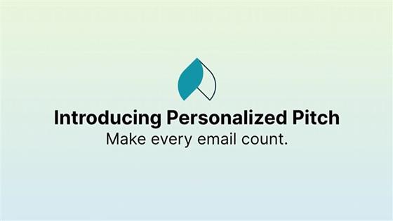 Introducing Personalized Pitch: Make every email count