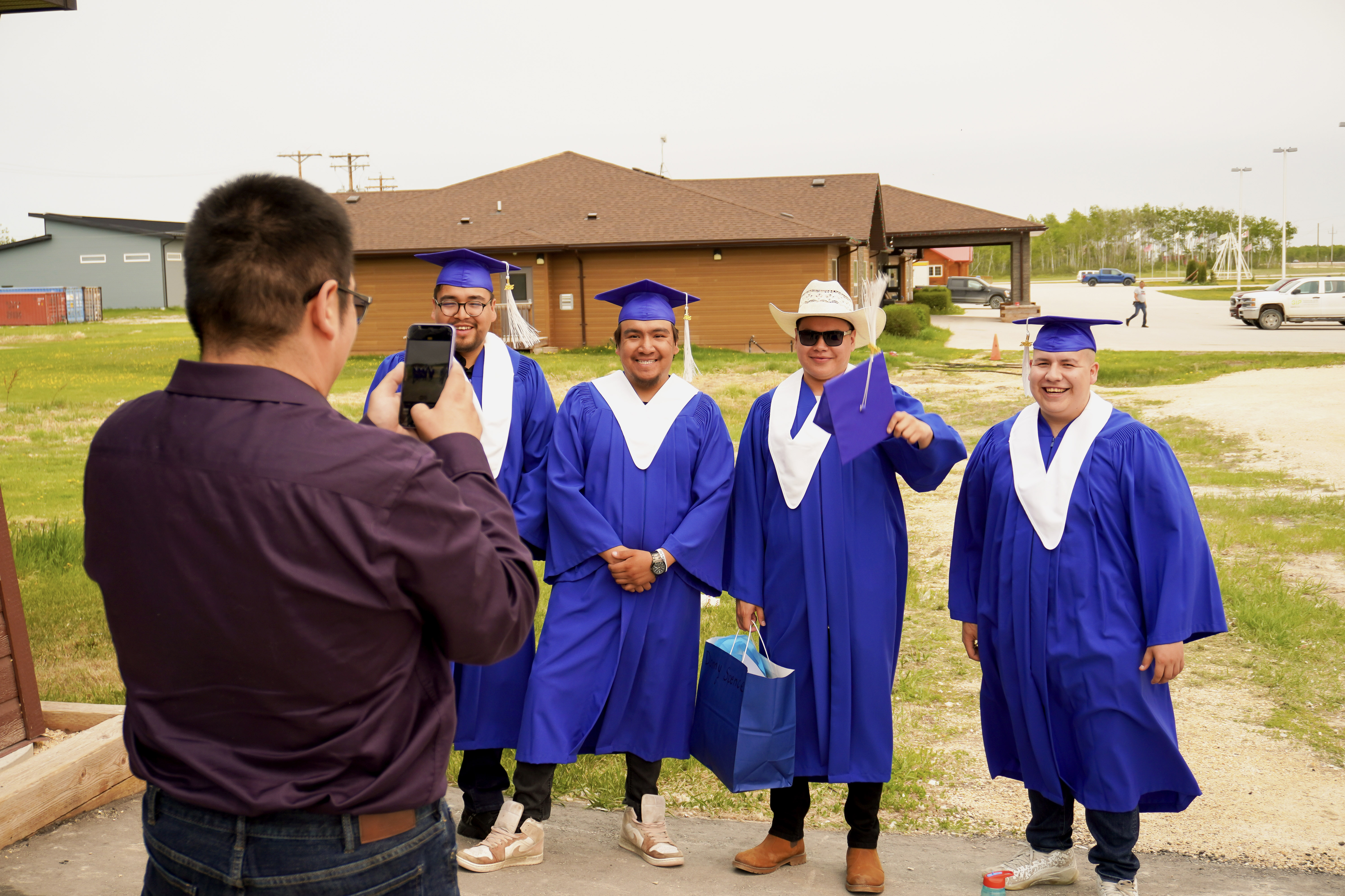 Water First Graduates pose for a photo at their graduation ceremony