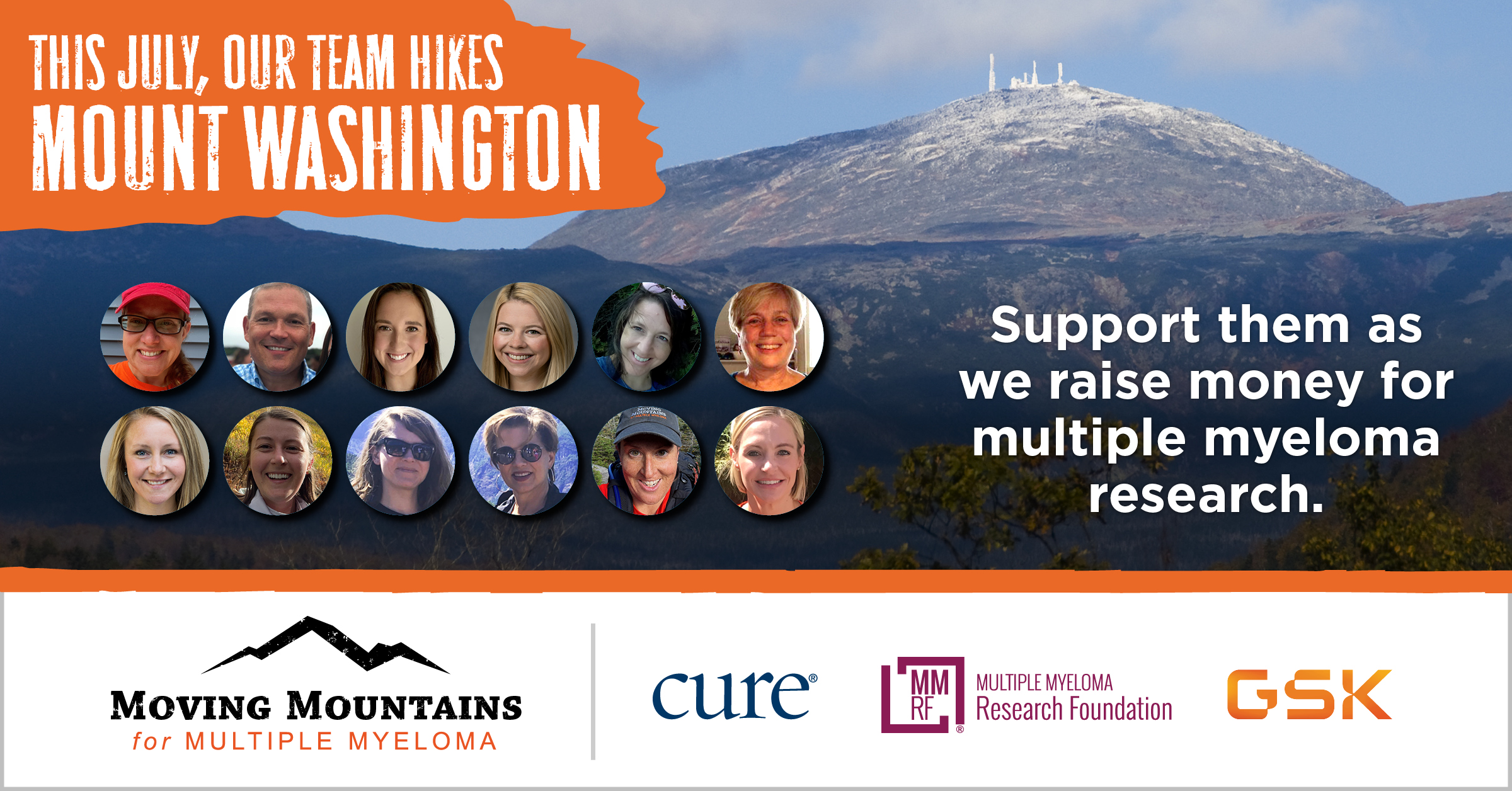 Moving Mountains for Multiple Myeloma - Mt. Washington team