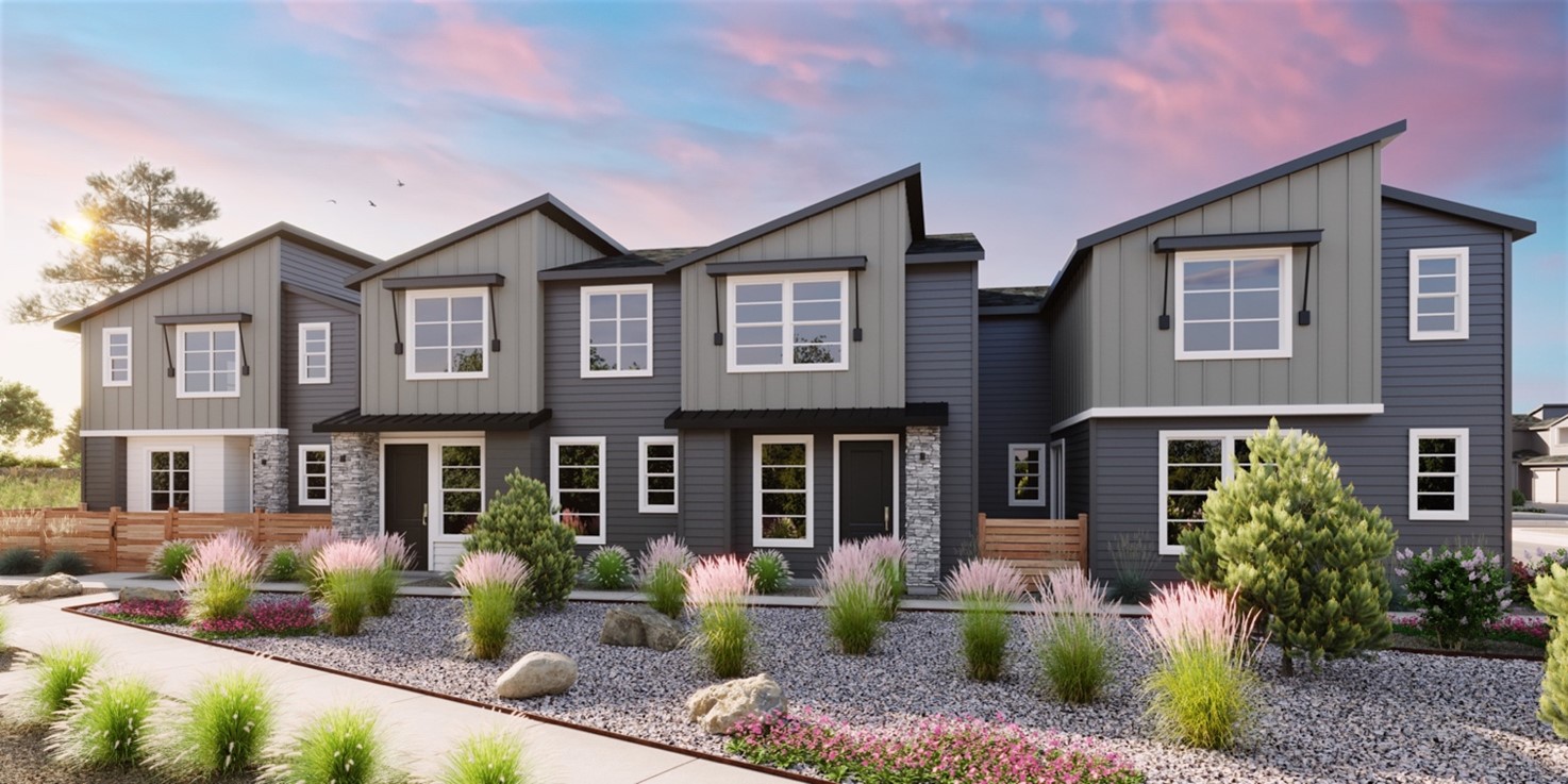 Exterior of Canvas at Castle Rock Townhomes - Now Leasing in Castle Rock, CO