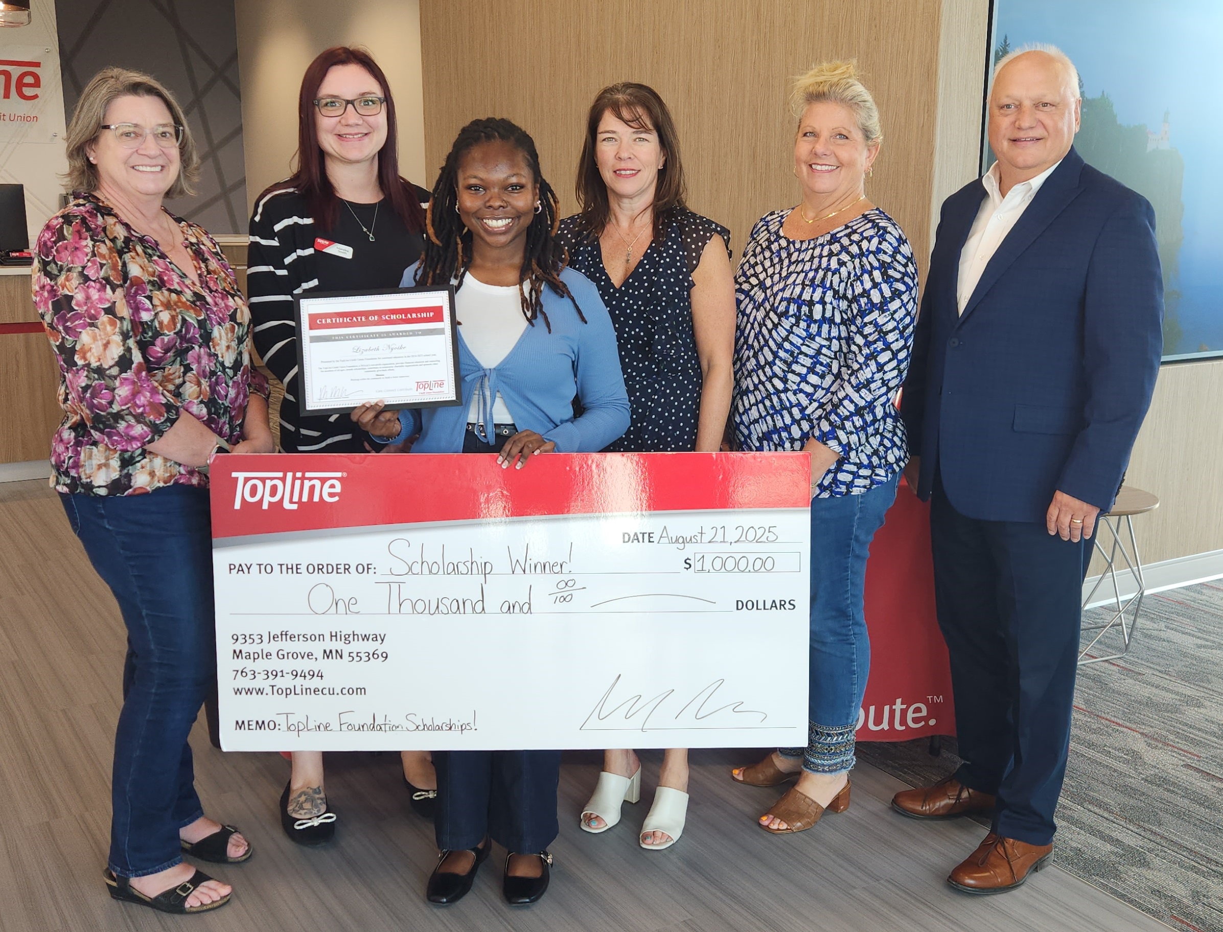 Lizabeth N. and TopLine Credit Union Foundation Board