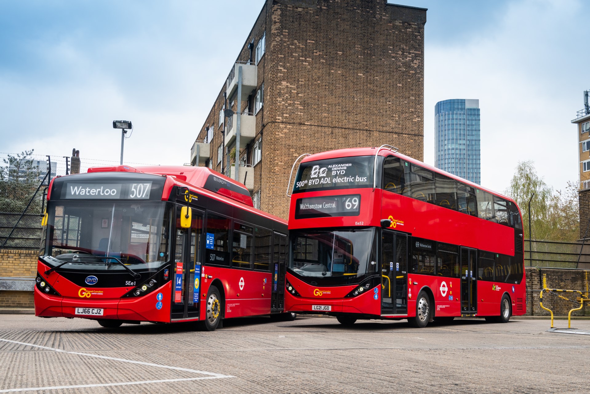 NFI 500th BYD ADL electric bus