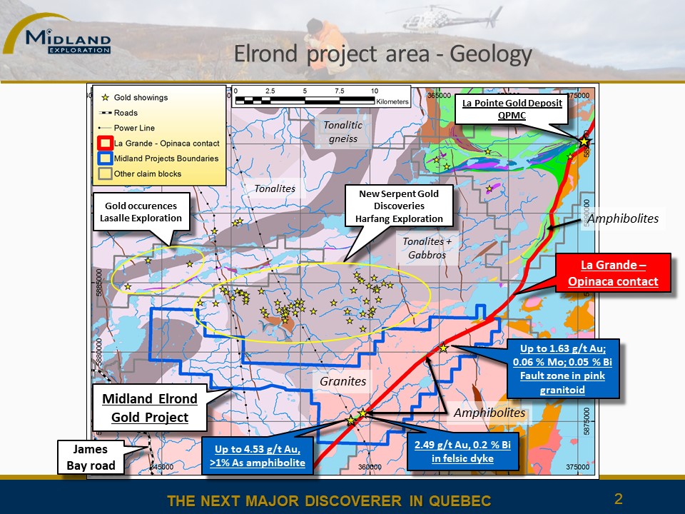 Figure 2 Elrond geology