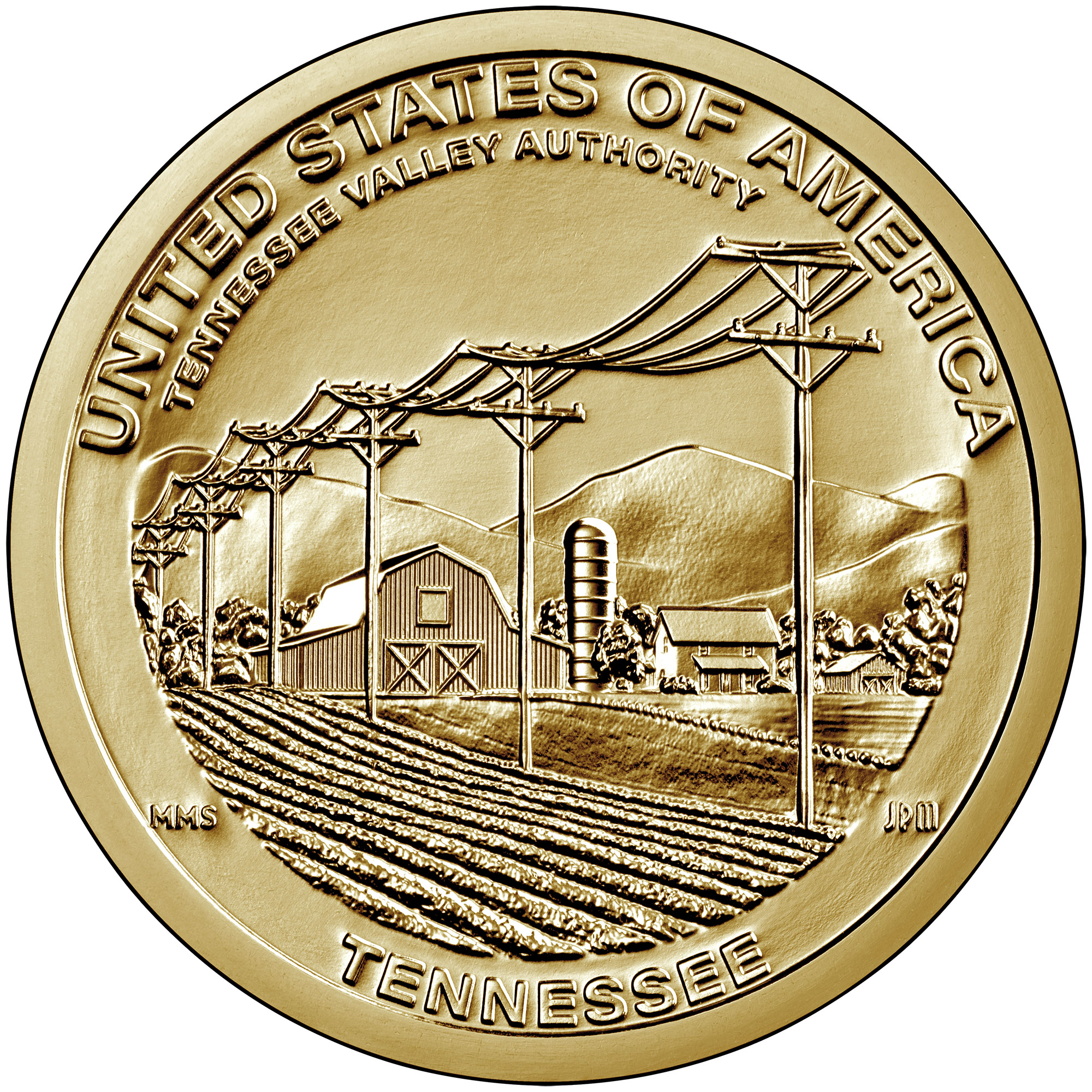 Tennessee American Innovation $1 Coin Reverse