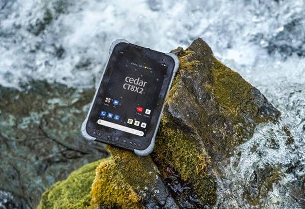 Juniper Systems Limited launches the Cedar™ CT8X2 Rugged Tablet, rated IP67, running on the Android™ 10 operating system.