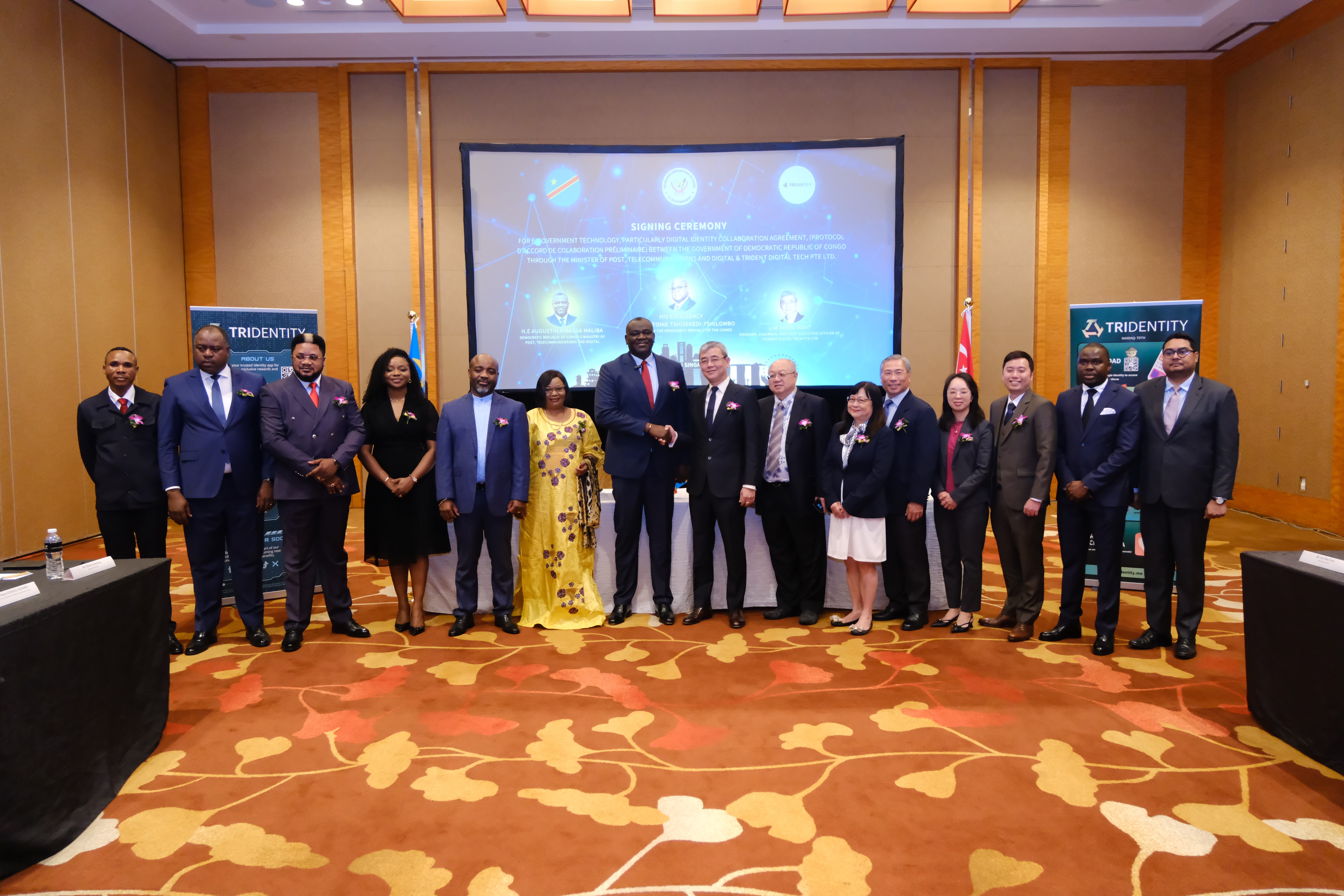 Trident and the Ministry of Posts, Telecommunications and Digital of the Democratic Republic of Congo Leadership Team Join Hands in Groundbreaking Collaboration