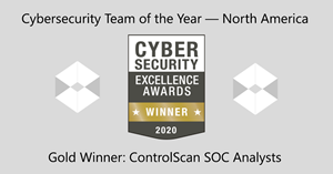 2020 Cybersecurity SOC Team Award_LinkedInFaceboook