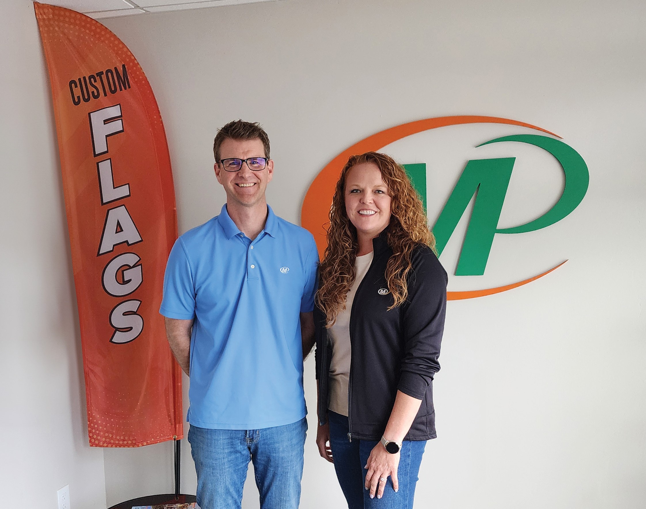 Minuteman Press franchise owners Brandon & Nikki Jasper, Kettering, Ohio.