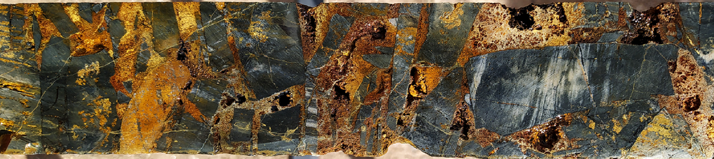 Figure 4 – Typical oxide mineralisation in hole SFDH-041