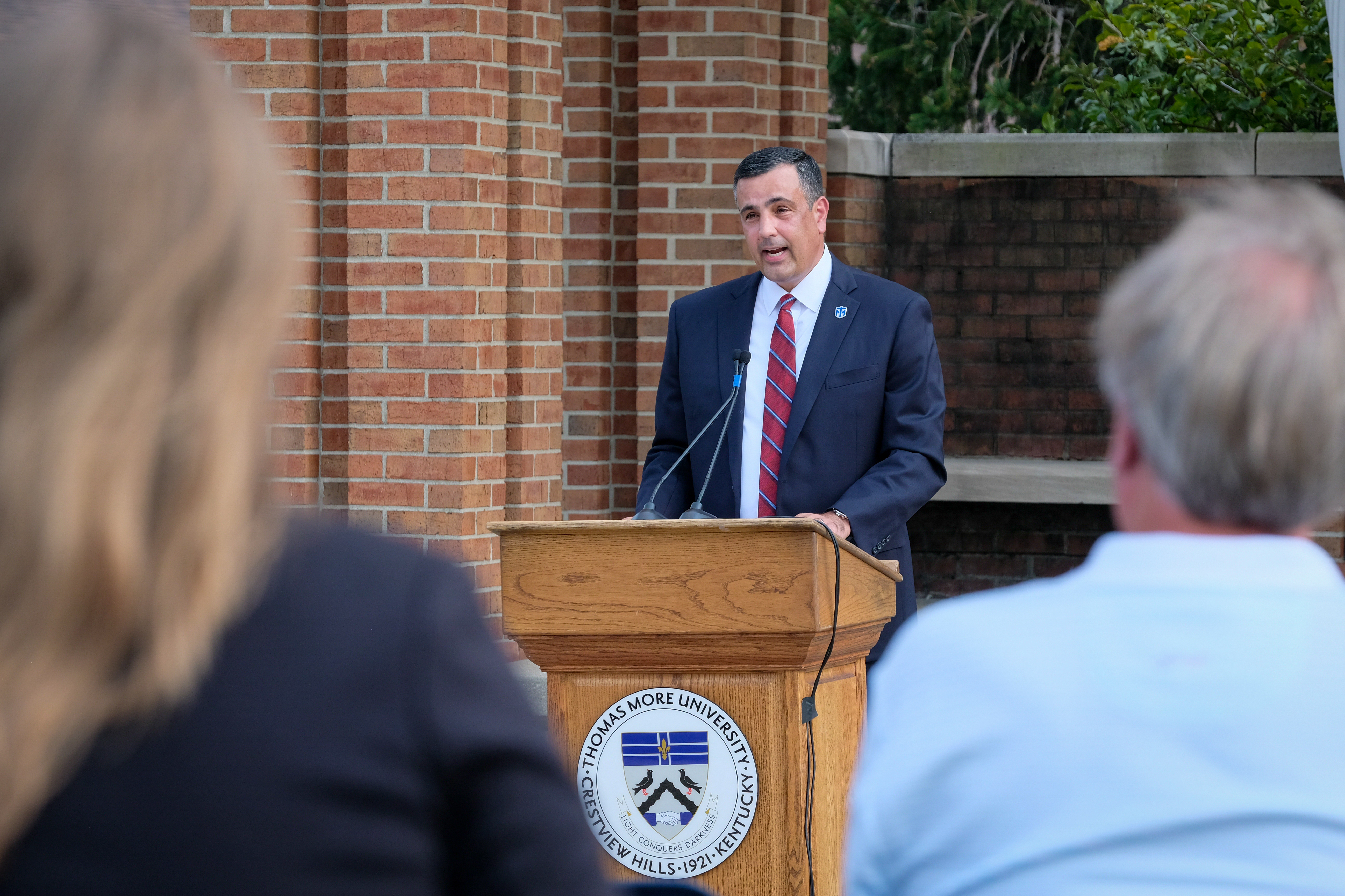 Thomas More University’s President Dr. Joseph L. Chillo, LP. D. announces the Lighting the Way - five-year strategic plan and the Second Century Campaign: It's Time for More, a $30 million endowment goal Thomas More University - 100th Anniversary - Centennial Celebration - 1921 – 2021.  

#ThomasMore  #ThomasMore100  #SaintsServe #MakeItMore #ThomasMoreUniversity

www.ThomasMore100.com
