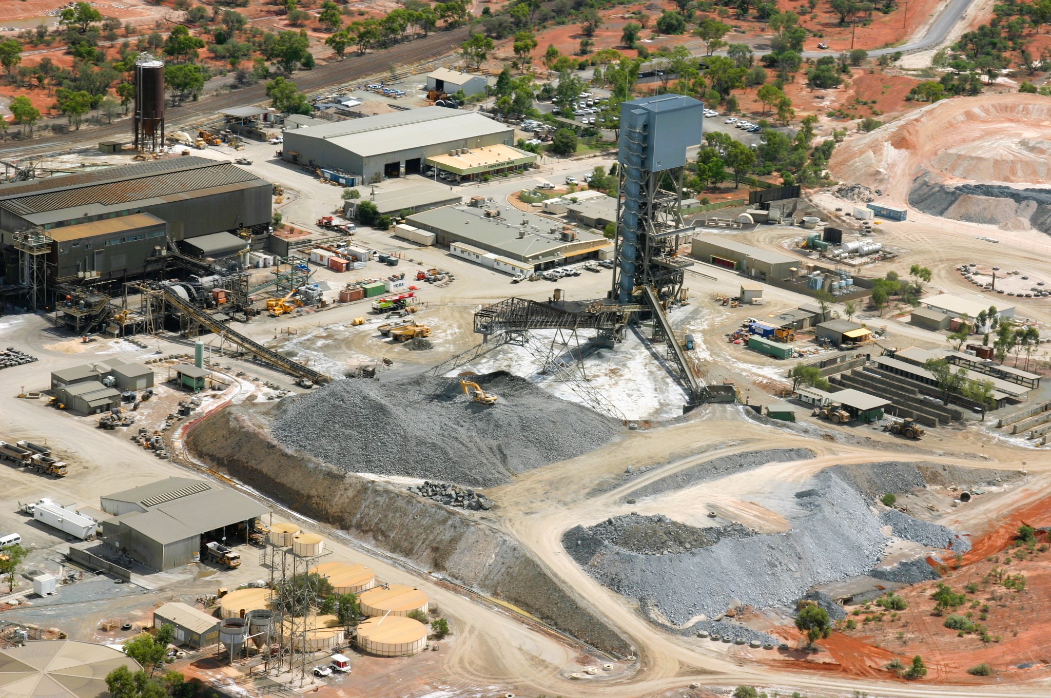 Endeavor Silver Zinc Mine Cobar NSW Australia