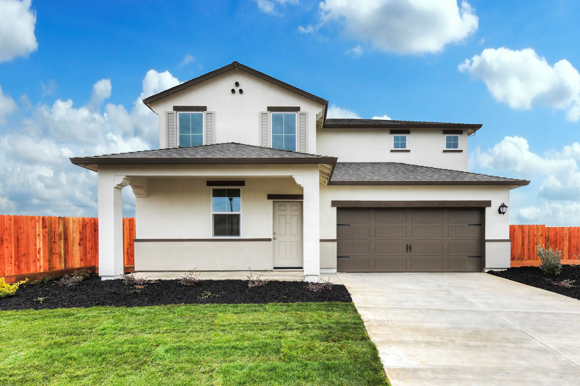 The Stinson plan is a stunning two-story home available now at The Orchards by LGI Homes.