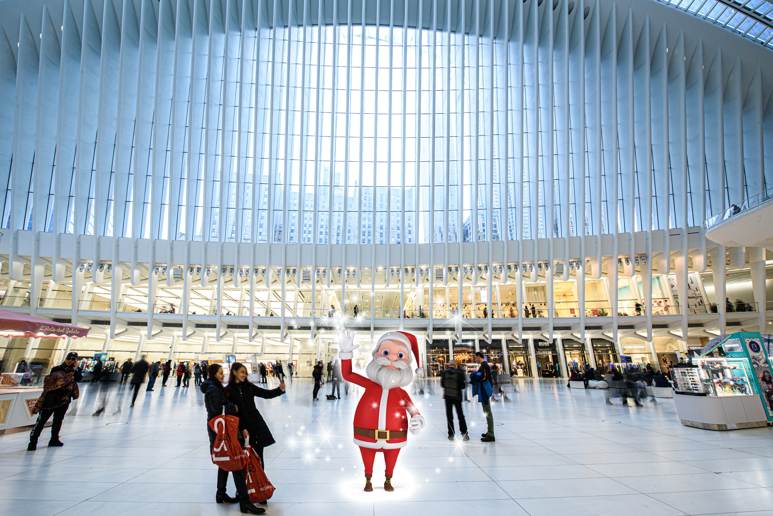 Santa in Augmented Reality