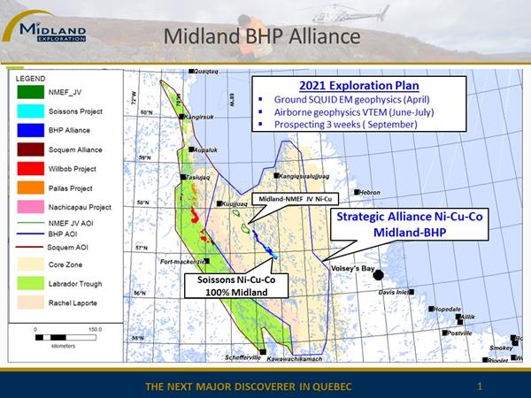Figure 1 Midland-BHP Alliance Nunavik