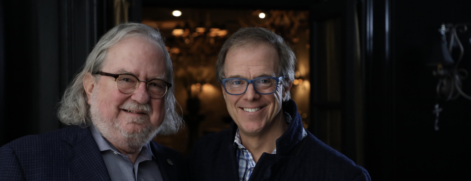 Dr. James Allison (L) and Director Bill Haney (R)