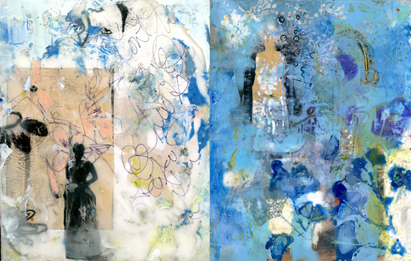 Leah Macdonald, Have and Have Not
2020, encaustic photograph on wooden panel, 48" x 120"