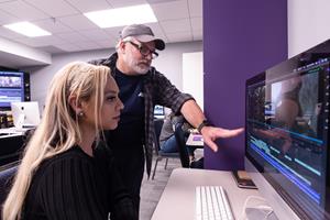 VIdeo editing in a classroom