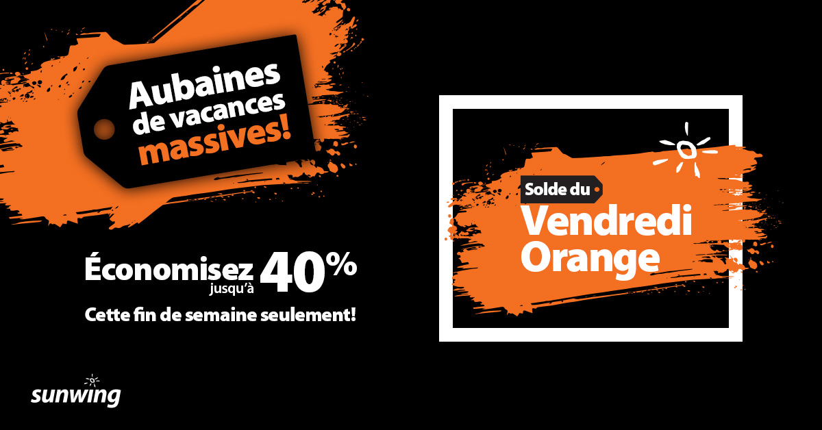 Solde du Vendredi Orange