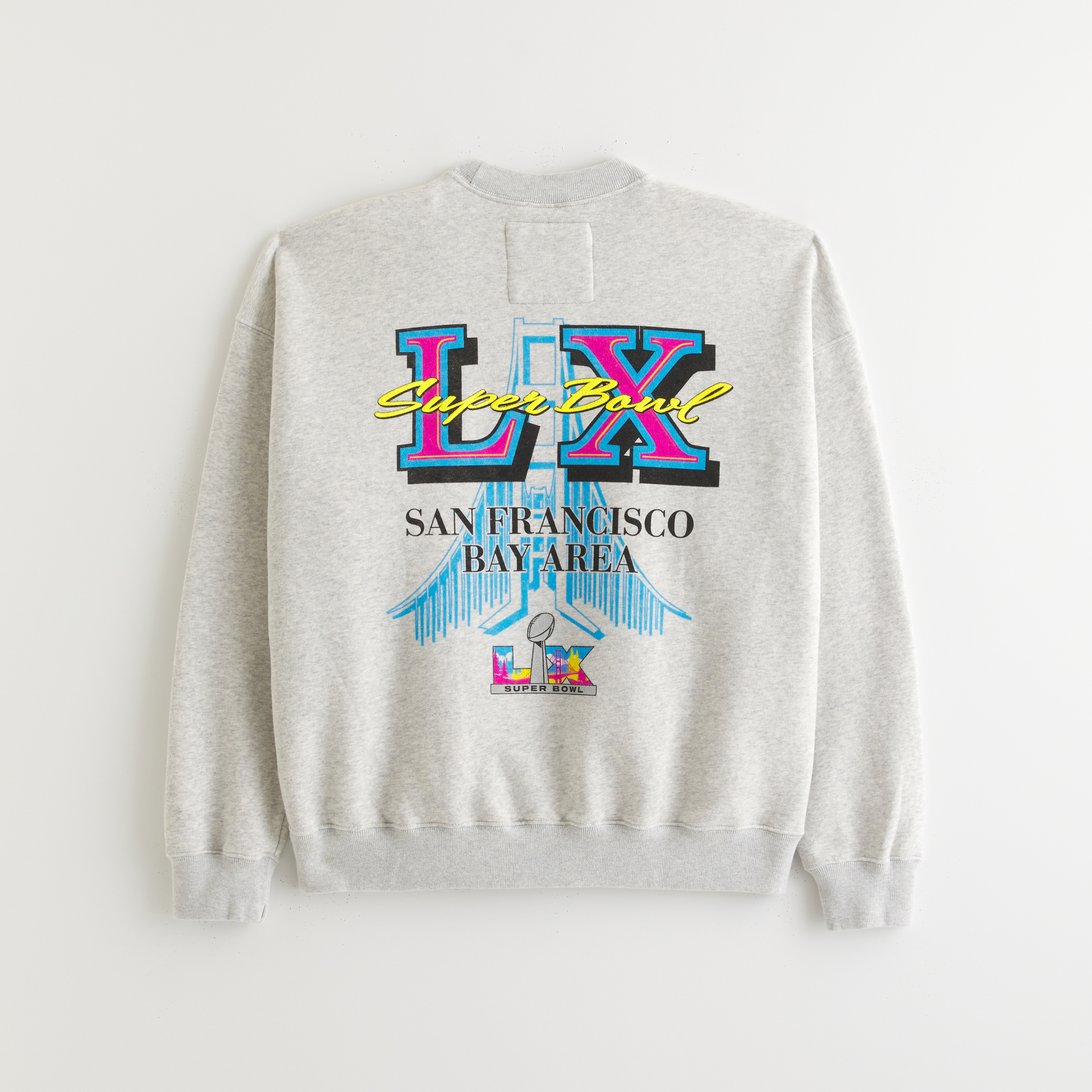 Abercrombie Super Bowl styles for the whole family ranging from $45-$150 online and at an Abercrombie experience within the NFL Shop presented by Visa