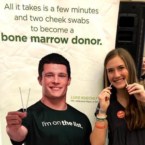 College student joins Gift of Life Marrow Registry at Project Life Movement donor recruitment drive 