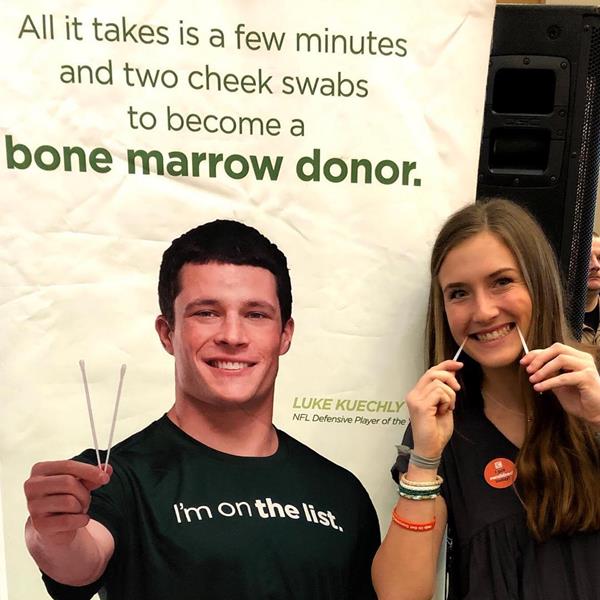 College student joins Gift of Life Marrow Registry at Project Life Movement donor recruitment drive 