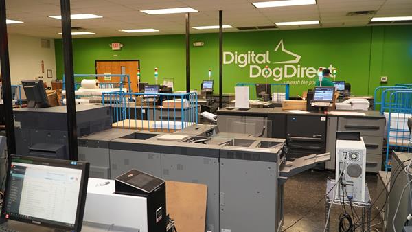 Konica Minolta equipment installed at Digital Dog Direct, Ewing, NJ