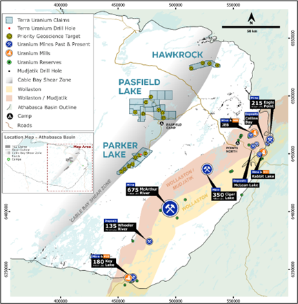 Terra Uranium Map