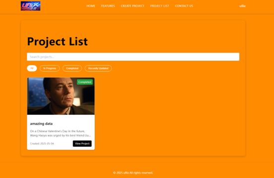 Uflix: All-in-One Film Creation Platform 