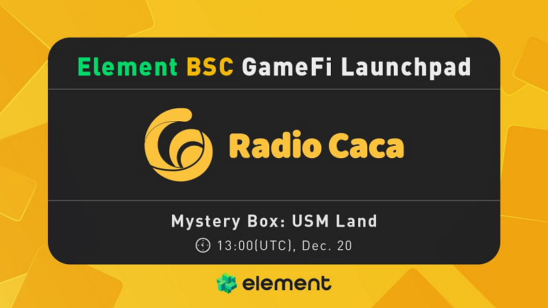 GameFi Launchpad of Element BSC Market went Live on Dec. 20 1