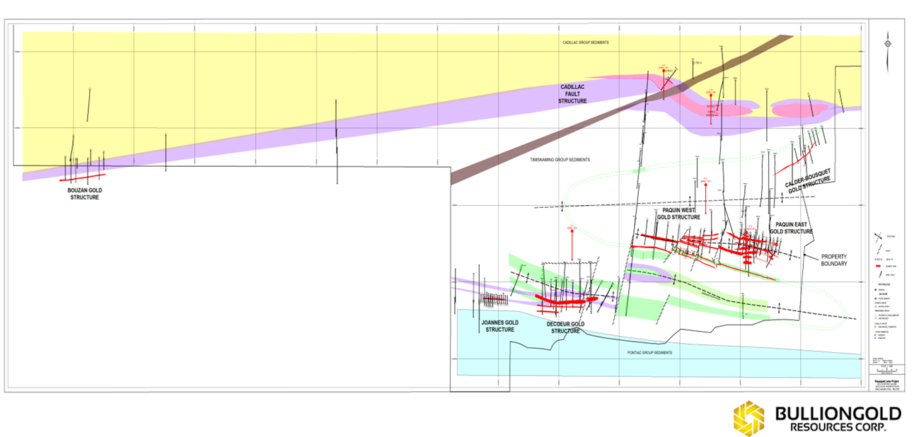 bousquet_geology_mineralized_zones