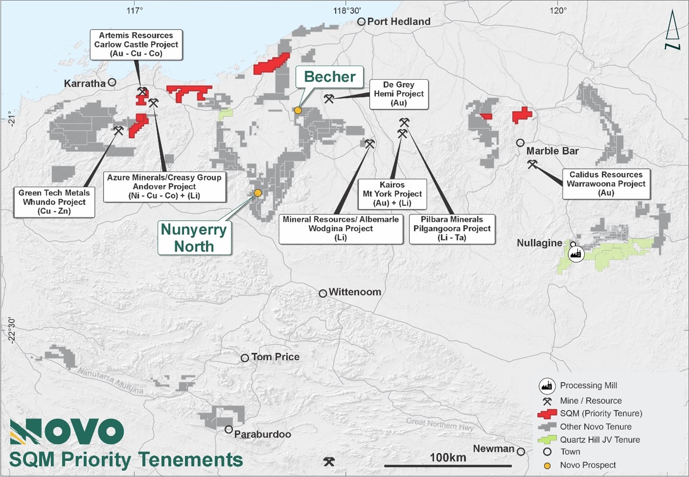 Harding Battery Metals JV Priority Tenements