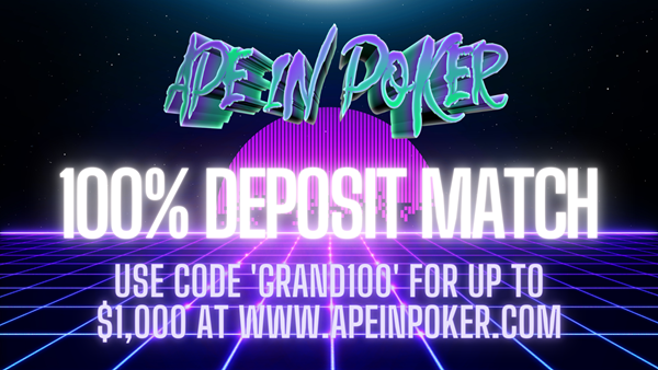 Ape In Poker Deposit Match