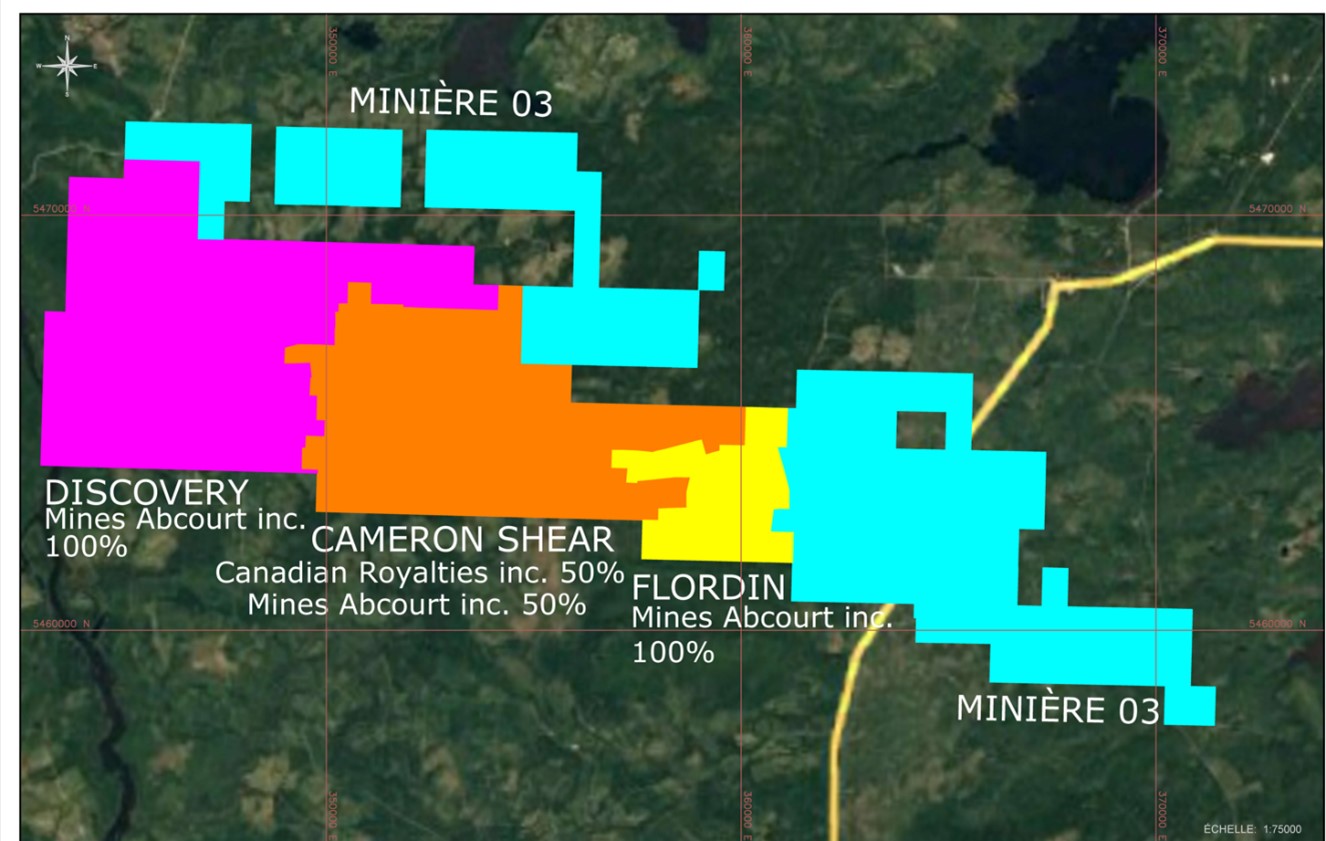 Localisation de la propriété Flordin