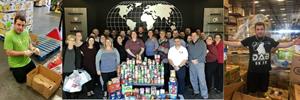 The Vantagepoint team raised over 411 pounds of food in over 1000 items for the needy in the community.