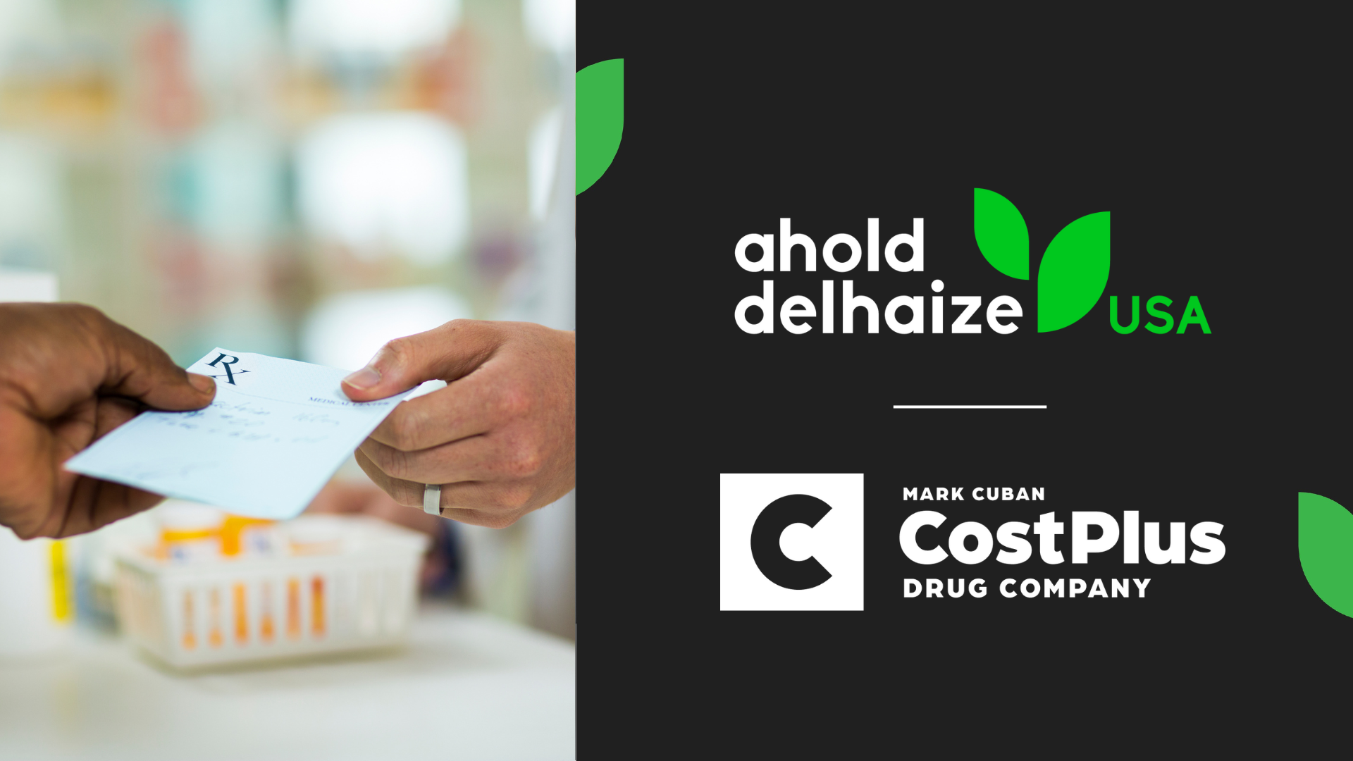 Ahold Delhaize USA Announces Agreement with Mark Cuban Cost Plus Drug ...