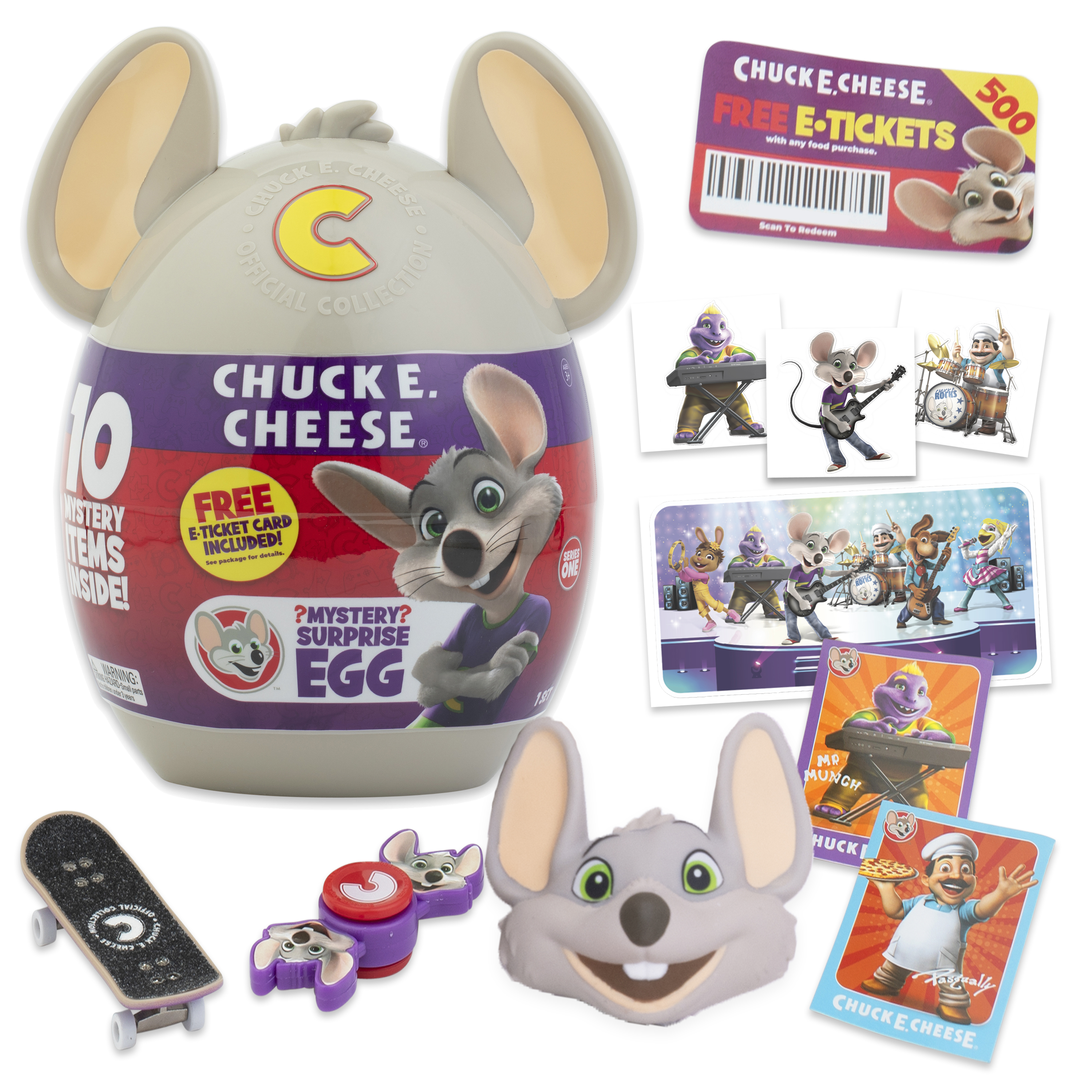 Bonkers Toys_ChuckECheese Mystery Egg_OOP