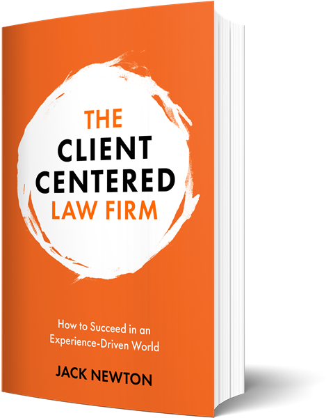 Early reviews of The Client-Centered Law Firm (pictured) have pegged the book as an essential read for legal professionals, with Bob Ambrogi, Publisher and Editor-in-Chief, LawSitesBlog.com and LexBlog.com stating, "In the age of Amazon and Uber, the lesson for law firms is that experience matters – not just legal experience, but also the experience you provide your clients. Drawing on his own experience as founder and CEO of one of the legal industry’s most-successful companies, Jack Newton provides a practical blueprint for building a client-centered law firm, making the case for why it matters through data and examples, and then guiding you through the process of redesigning your own firm and measuring success." 