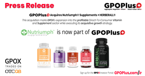 GPOPlus+ Acquires Nutriumph® Supplements and HERBERALL®