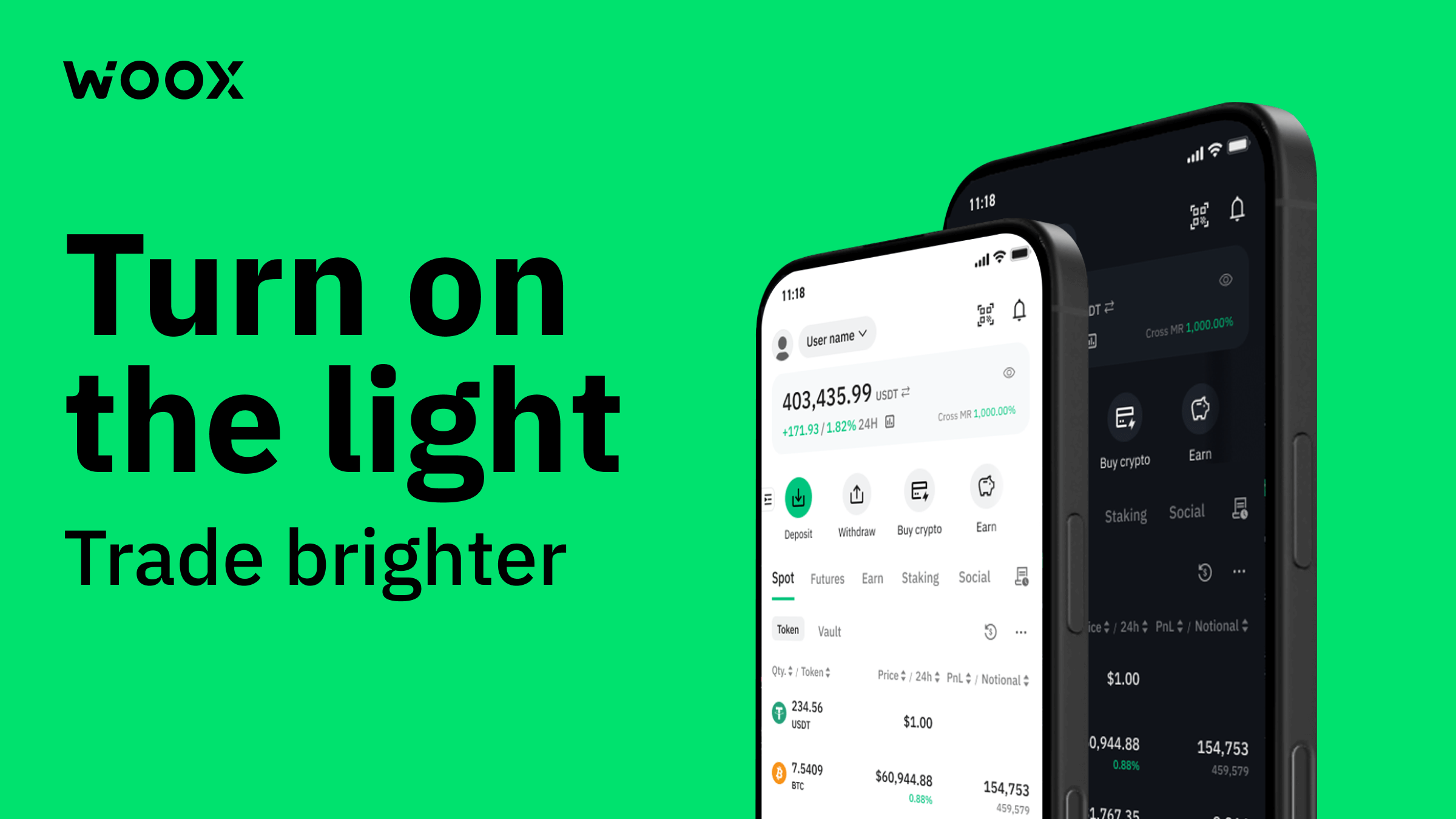 WOO X Light Mode