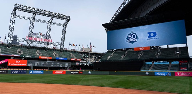 New Daktronics Display Helps Seattle Mariners Celebrate 50 Seasons 