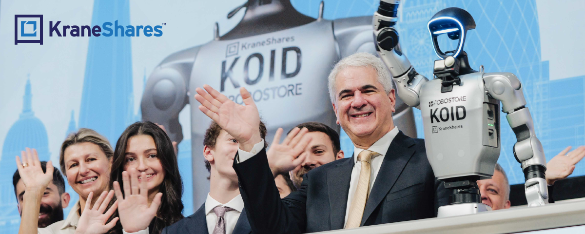 First Humanoid Robot Bell-Ringing At The London Stock Exchange