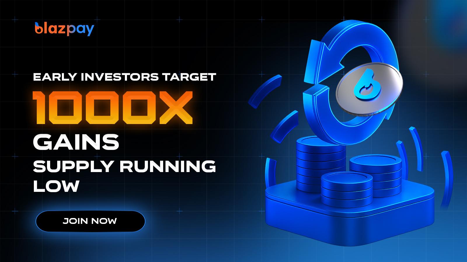 Blazpay Phase 3 AI Crypto Presale Live: Explosive Gains