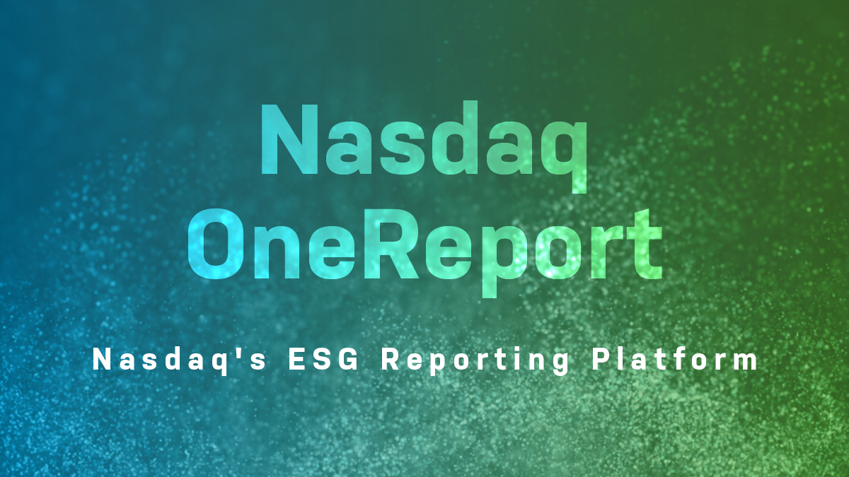 Nasdaq OneReport Banner