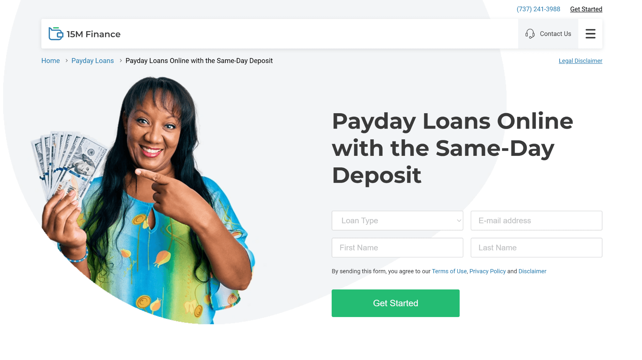 15M Finance - Payday Loans Online with Same Day Deposit