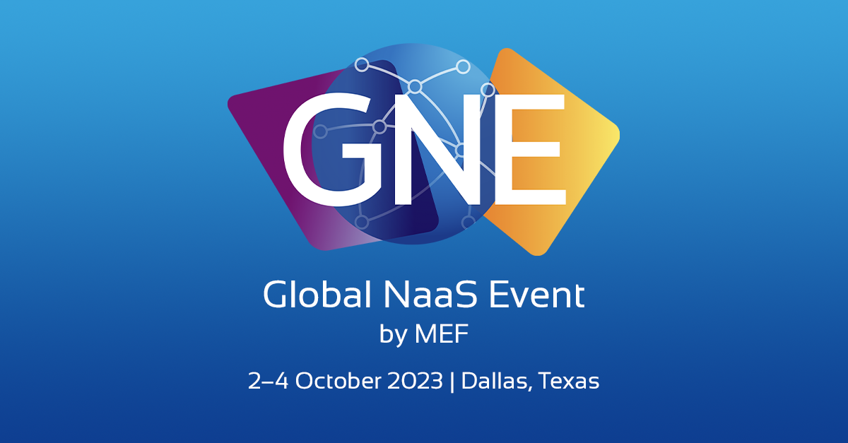 MEF Forum's global Network-as-a-Service event (GNE) is where digital transformation leaders converge to accelerate secure Network-as-a-Service offerings, automation platforms, and ecosystems.