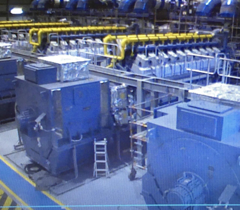 Large scale generator producing up to 7.3 Kwh