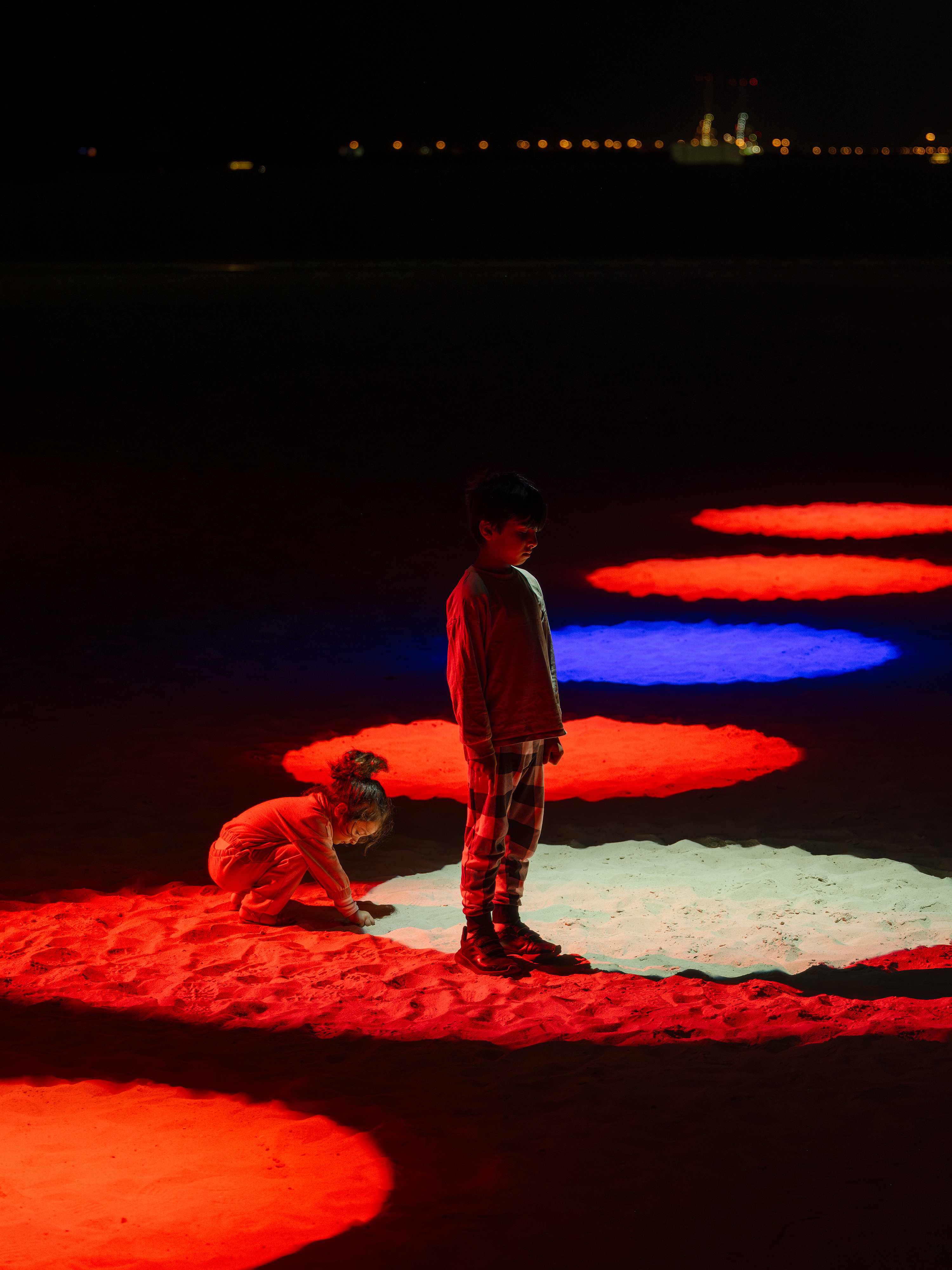 Carsten Höller, Abu Dhabi Dots (2023). Manar Abu Dhabi 2023. Courtesy the artist and DCT Abu Dhabi. Photo by Lance Gerber.