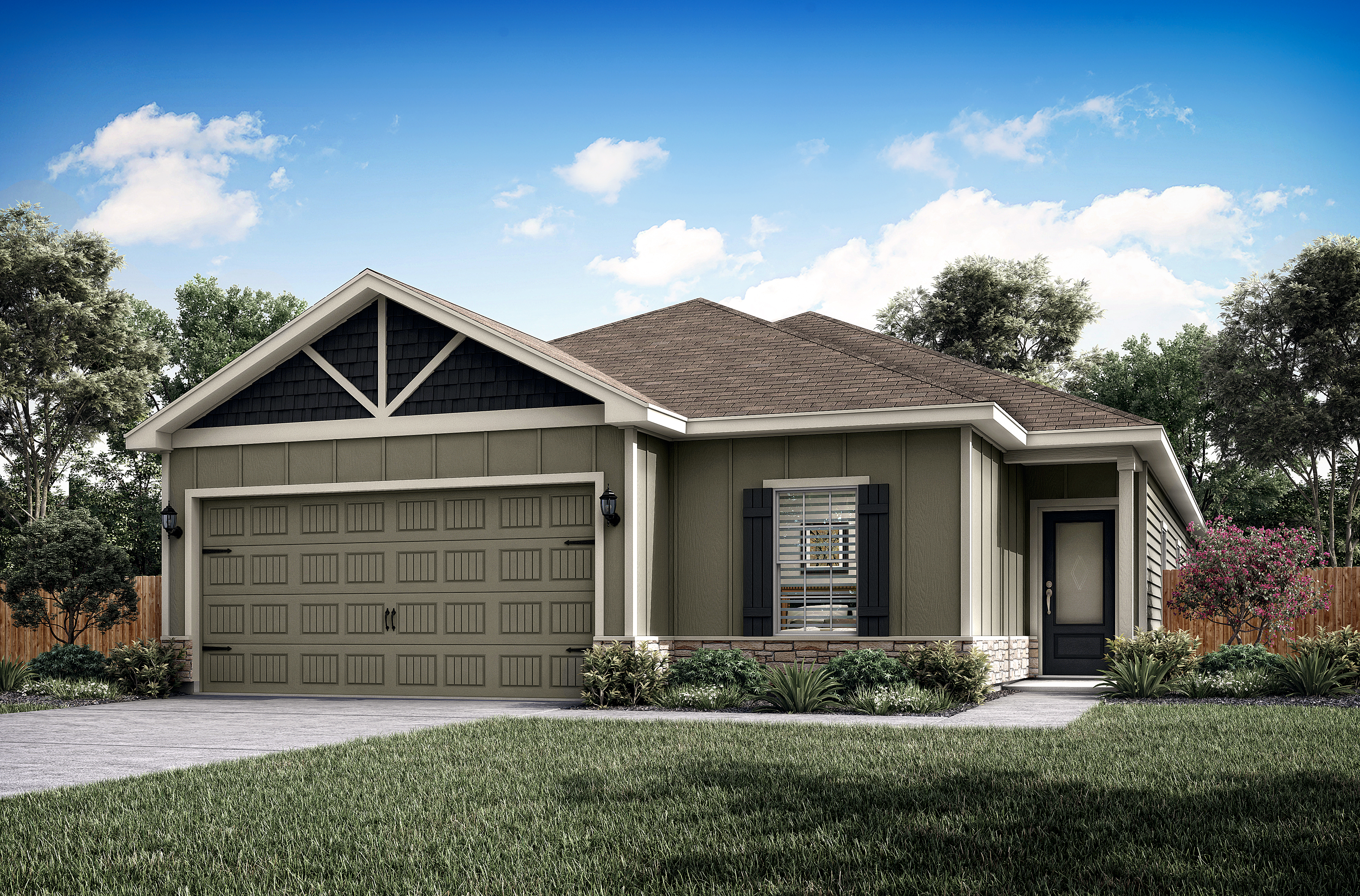 New construction homes with three to four bedrooms are now available at Sweetwater Ridge in Conroe, TX.